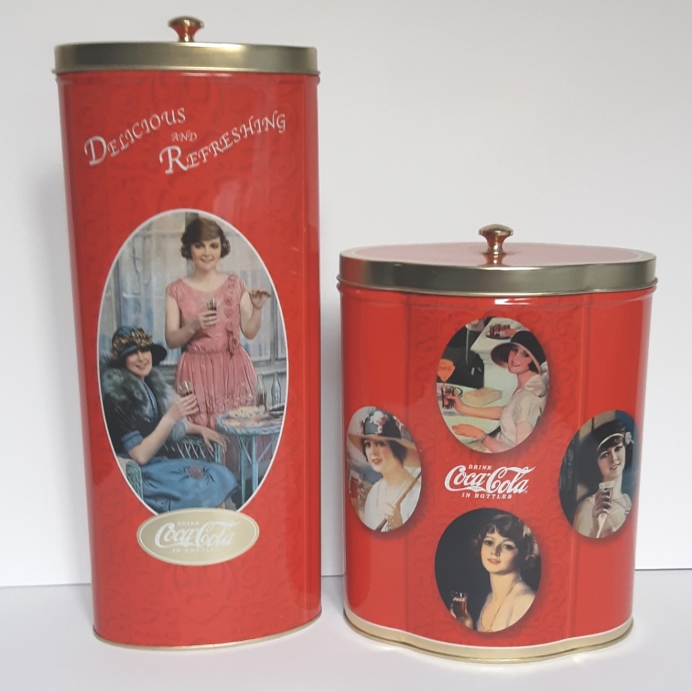 2 Coca-Cola oval tins - Picture 3 of 7